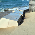 Sandsaver Beach Erosion Solution Installed Great Lakes Lake Michigan