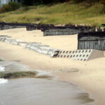 Beach Erosion Solution installed in Lake Michigan Great Lakes