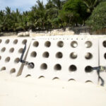 Sandsaver after being installed on Indian Ocean