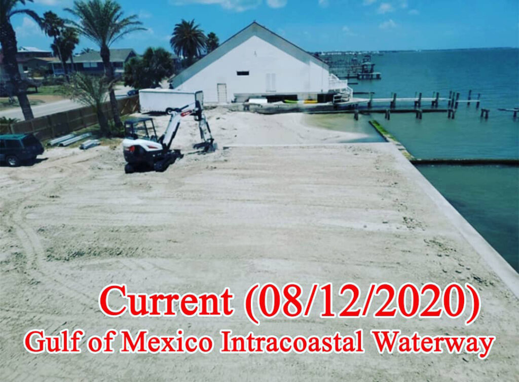Gulf of Mexico Sandsaver Beach Erosion Installation Current
