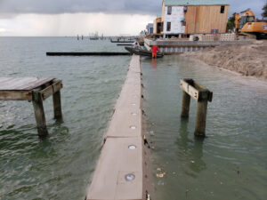 Sandsavers being installed in Gulf of Mexico